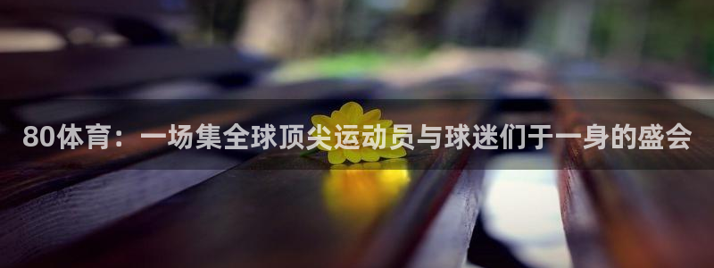 80体育：一场集全球顶尖运动员与球迷们于一身的盛会